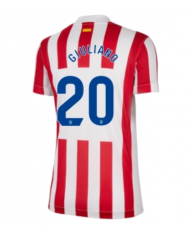 Billige Fotballdrakt Atletico Madrid Giuliano Simeone #20 Replika Hjemmedrakt Dame 2025-26 Kortermet Billige Fotballdrakt Atletico Madrid Giuliano Simeone #20 Replika Hjemmedrakt Dame 2025-26 Kortermet